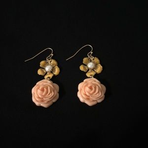 Rose earrings